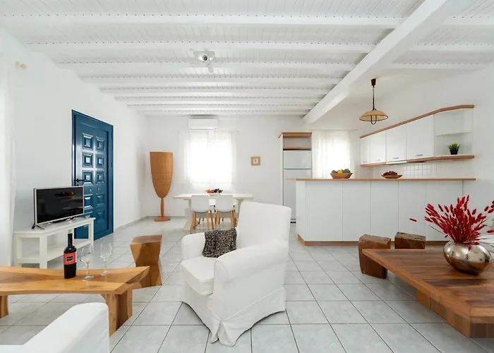 别墅 Orea Beachfront By Mykonos Mood 卡拉法蒂斯